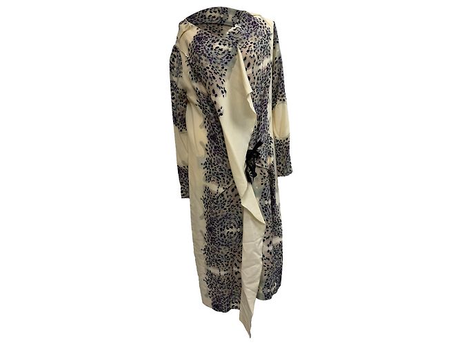 Abito midi stampato Roland Mouret in lana multicolore - vista 5
