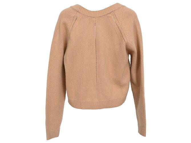 Cárdigan de punto Carila en cachemira beige de Ba&Sh - vista 3