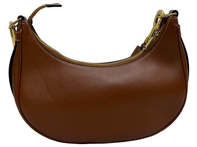 Céline Celine Medium Ava Shoulder Bag in Brown Calf Leather - view 3