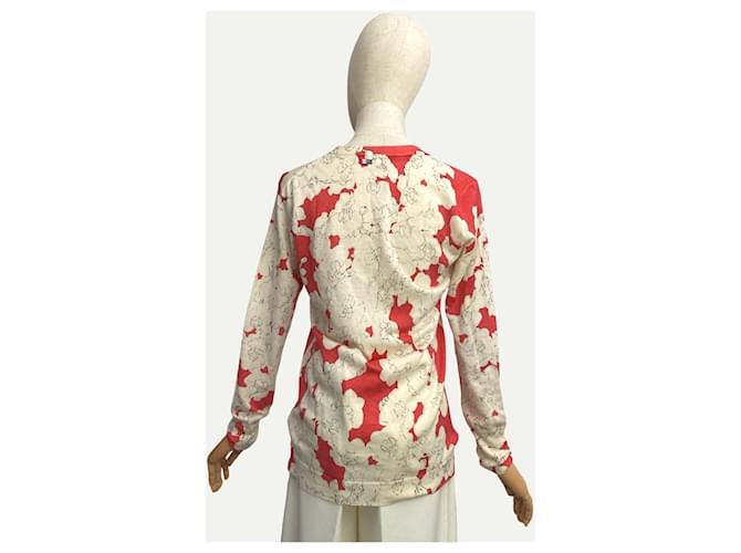 Escada Sport Cardigan Weiß Rot - Ansicht 2