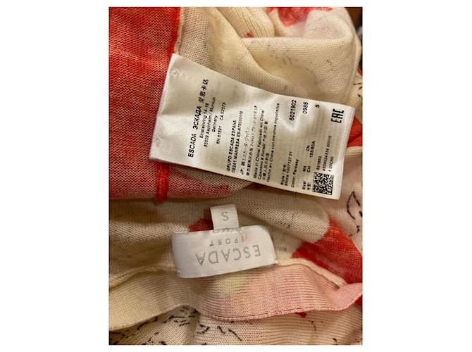 Escada Sport Cardigan Weiß Rot - Ansicht 4