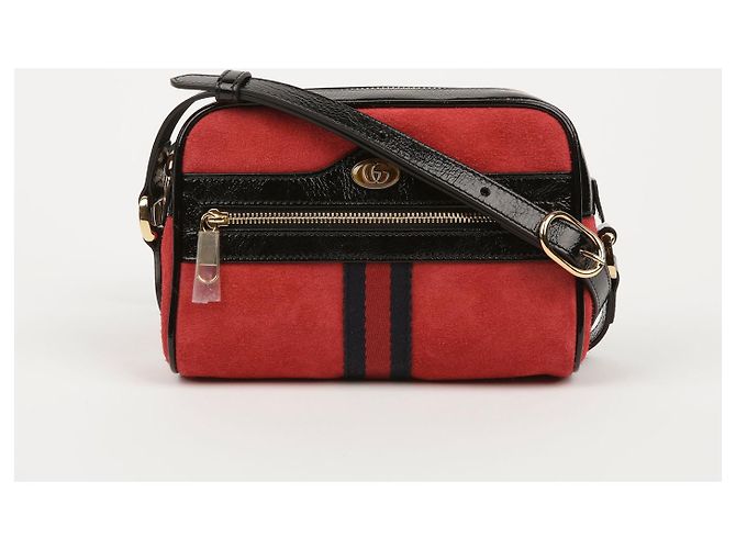 Gucci Bolso de Hombro y Crossbody Ophidia Mini Roja - vista 2