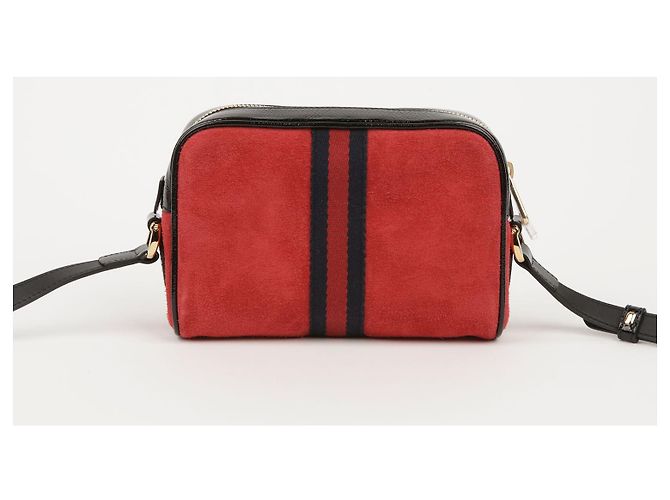 Gucci Bolso de Hombro y Crossbody Ophidia Mini Roja - vista 3
