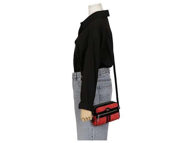 Gucci Bolso de Hombro y Crossbody Ophidia Mini Roja - vista 8