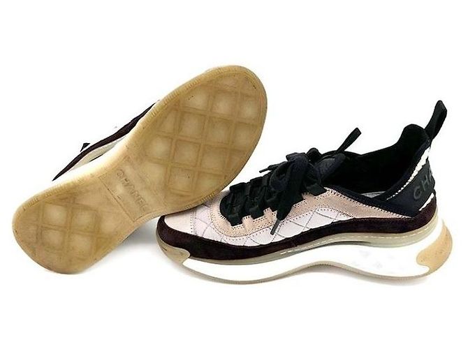 Chanel Sneaker aus Mischfasern Mehrfarben - vista 4