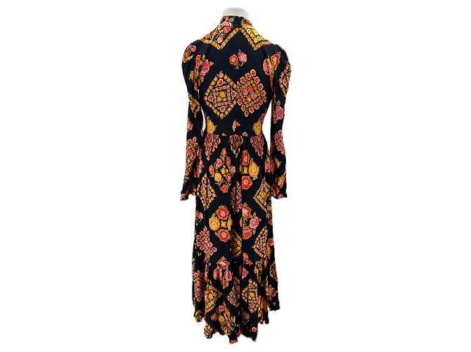 Autre Marque Vestido largo estampado de algodón LA DOUBLE J Multicolor - vista 2