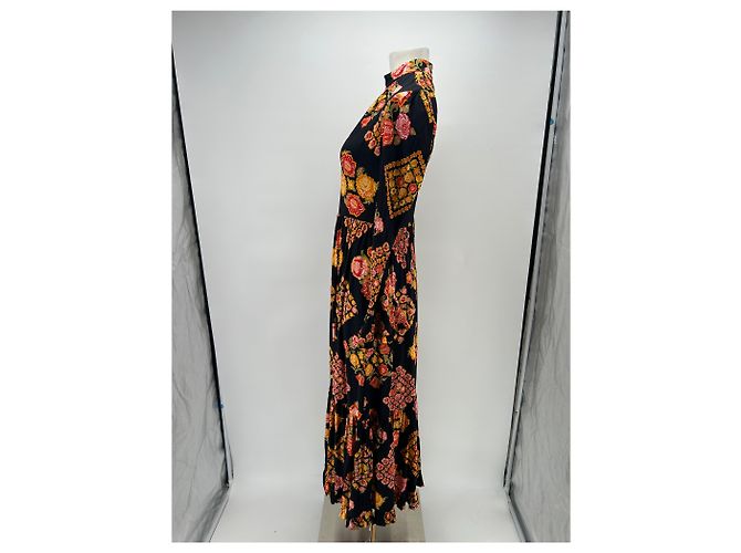 Autre Marque Vestido largo estampado de algodón LA DOUBLE J Multicolor - vista 4