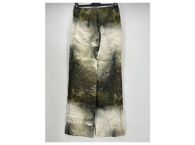 Acne Grün bedruckte Hose - Ansicht 2