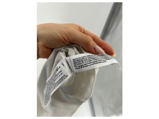 Camiseta blanca de manga larga de algodón Massimo Dutti Blanco - vista 7