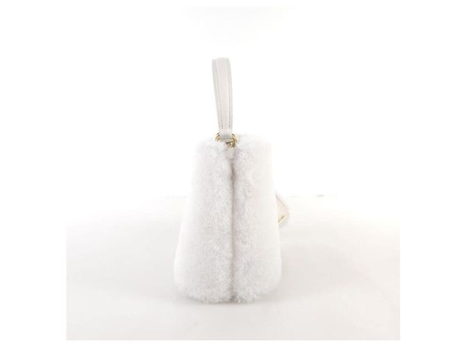 Prada Bolso Tote Panier de shearling, bolso de hombro, bolso cruzado - vista 2