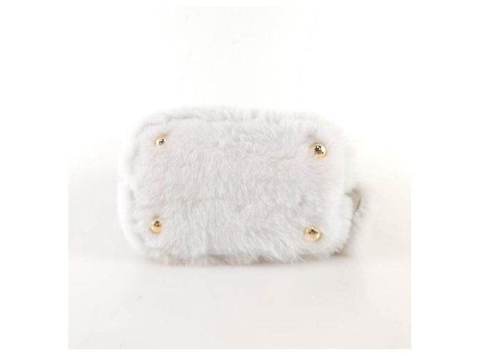 Prada Bolso Tote Panier de shearling, bolso de hombro, bolso cruzado - vista 5