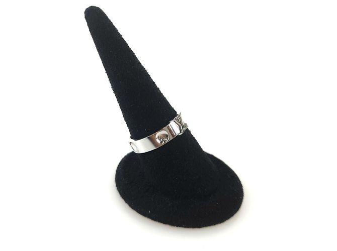 Louis Vuitton Anello in Oro Bianco Inciso - vista 3