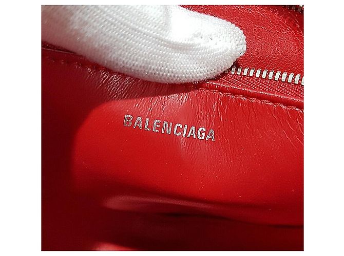 Balenciaga Borsa a tracolla Triangle XS con logo Argento - vista 9