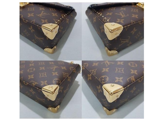 Louis Vuitton Borsa a Spalla Trunk Chain Nero - vista 7
