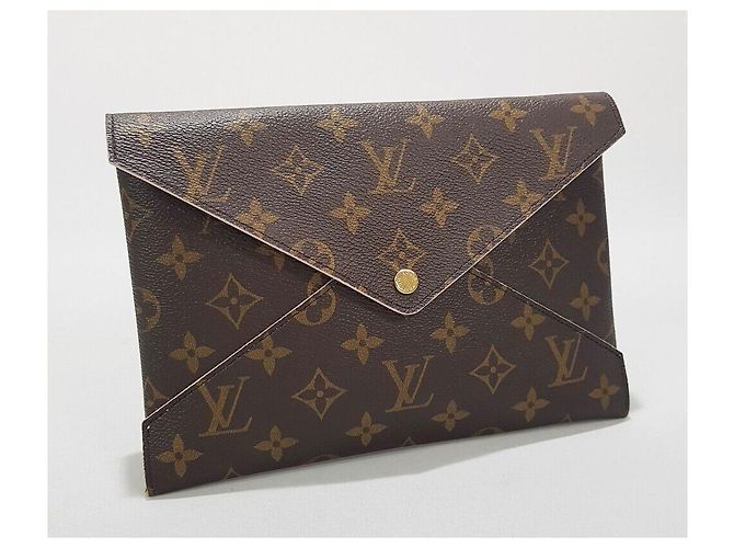 Louis Vuitton Monogramm Kirigami Clutch Tasche Große Chip-Version Schwarz - Ansicht 2