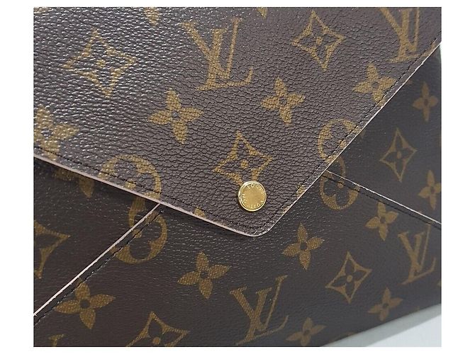 Louis Vuitton Monogramm Kirigami Clutch Tasche Große Chip-Version Schwarz - Ansicht 3