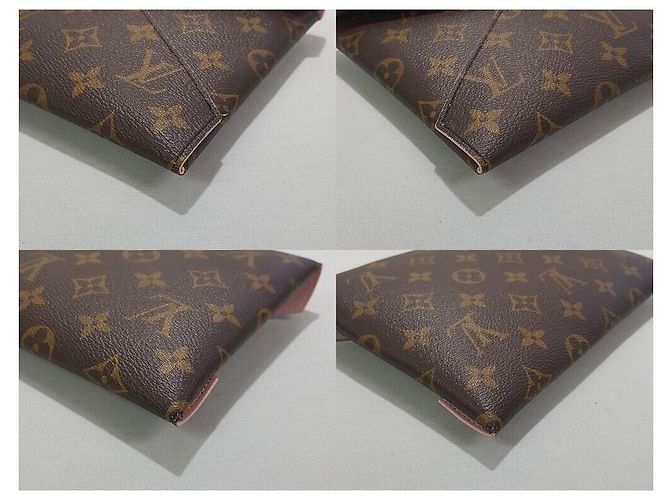 Louis Vuitton Monogramm Kirigami Clutch Tasche Große Chip-Version Schwarz - Ansicht 7