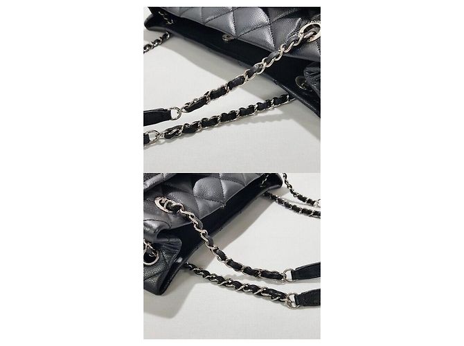 Timeless Chanel Borsa a spalla CC Chain senza tempo Nero - vista 7