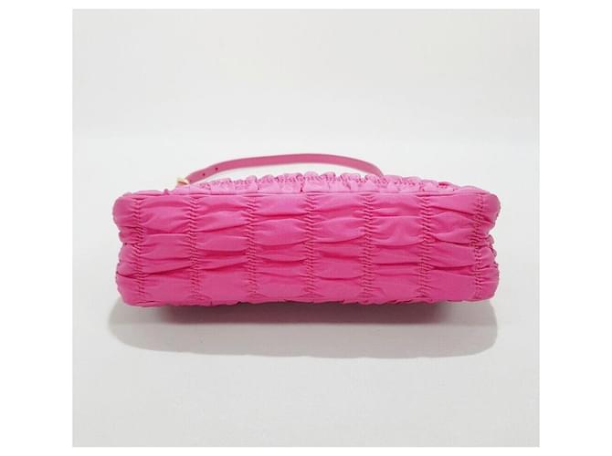 Prada Borsa a catena Gaufre Rosa - vista 7
