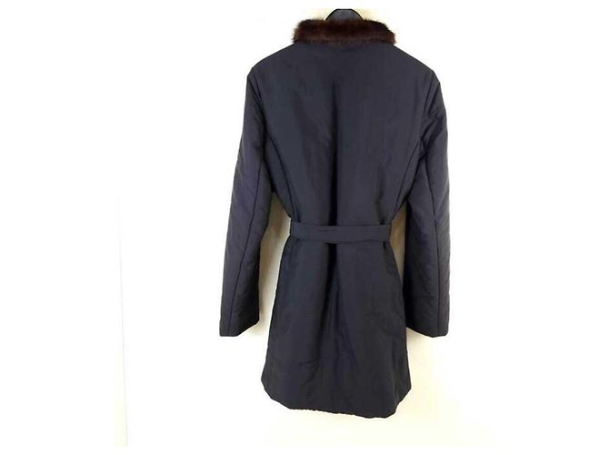 Loro Piana Mink-Pelzjacke mit Gürtel - Ansicht 4