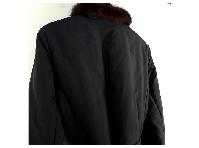 Loro Piana Mink-Pelzjacke mit Gürtel - Ansicht 5