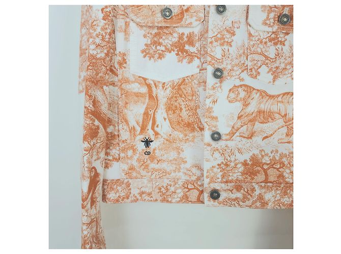 Dior Chaqueta de denim Toile de Jouy - vista 4