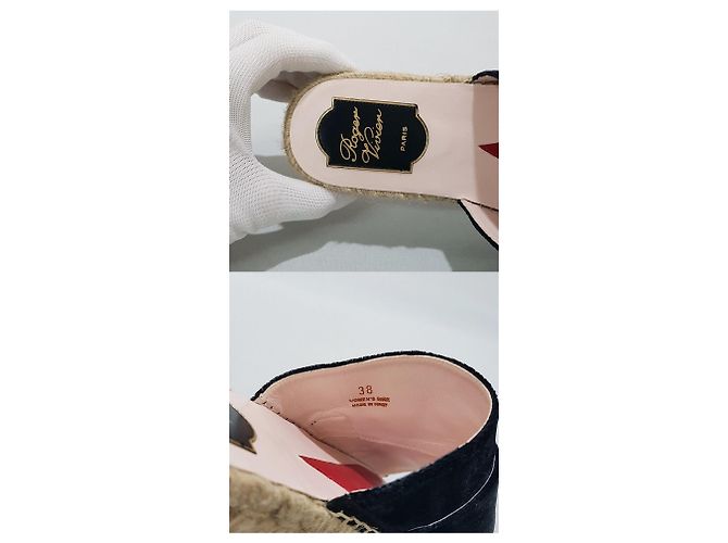 Roger Vivier Sandalias de esparto con hebilla de cristal - vista 10