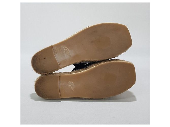 Roger Vivier Sandalias de esparto con hebilla de cristal - vista 7
