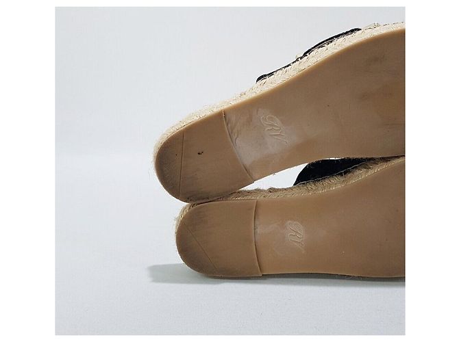 Roger Vivier Sandalias de esparto con hebilla de cristal - vista 9