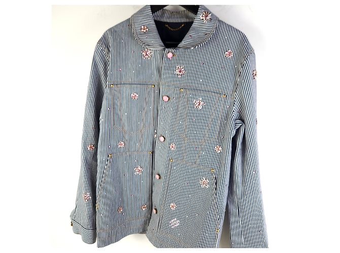 Louis Vuitton Jaqueta de trabalho adornada com strass Nigo Cherry Blossom - vista 2