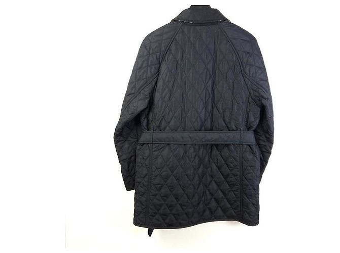 Burberry Diamantgestepptes Nylon-Canvas-Feldjacke Schwarz - Ansicht 3