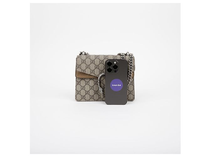 Gucci Borsa a tracolla mini catena Dionysus Bianco - vista 6