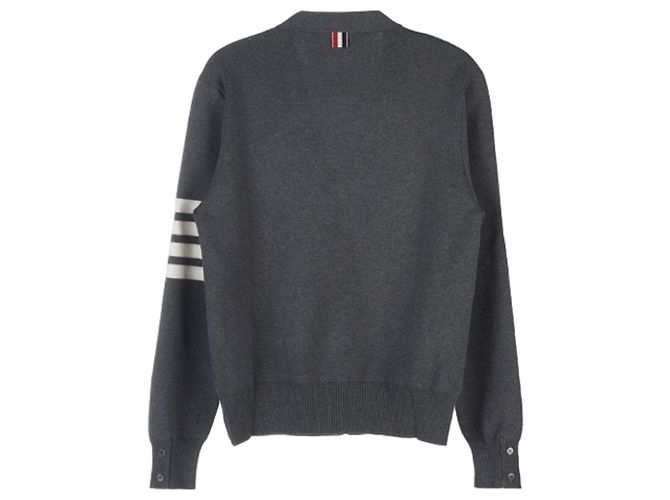 Thom Browne Diagonal Milano Stitch Cardigan Braun - Ansicht 3