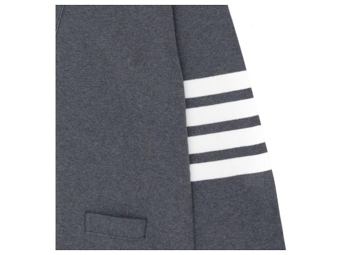 Thom Browne Diagonal Milano Stitch Cardigan Braun - Ansicht 5