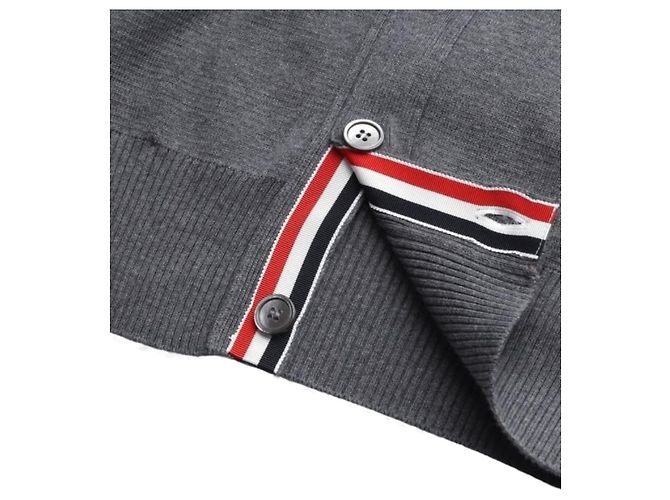 Thom Browne Diagonal Milano Stitch Cardigan Braun - Ansicht 7