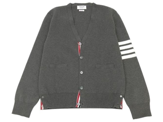 Thom Browne Diagonal Milano Stitch Cardigan Braun - Ansicht 8