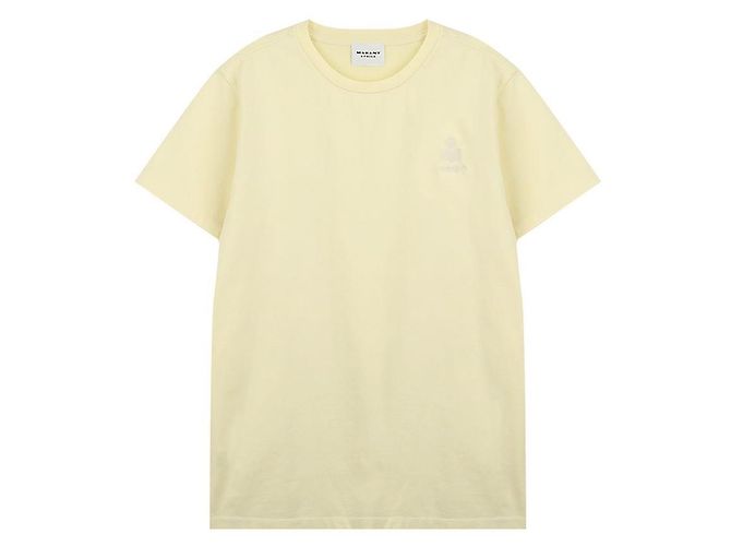 Isabel Marant T-Shirt mit kurzen Ärmeln und Logo Gelb - Ansicht 3