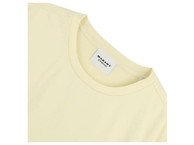 Isabel Marant T-Shirt mit kurzen Ärmeln und Logo Gelb - Ansicht 5