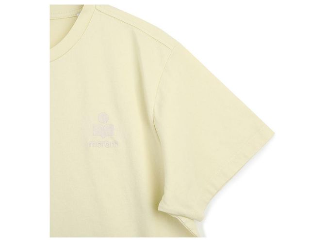 Isabel Marant T-Shirt mit kurzen Ärmeln und Logo Gelb - Ansicht 6