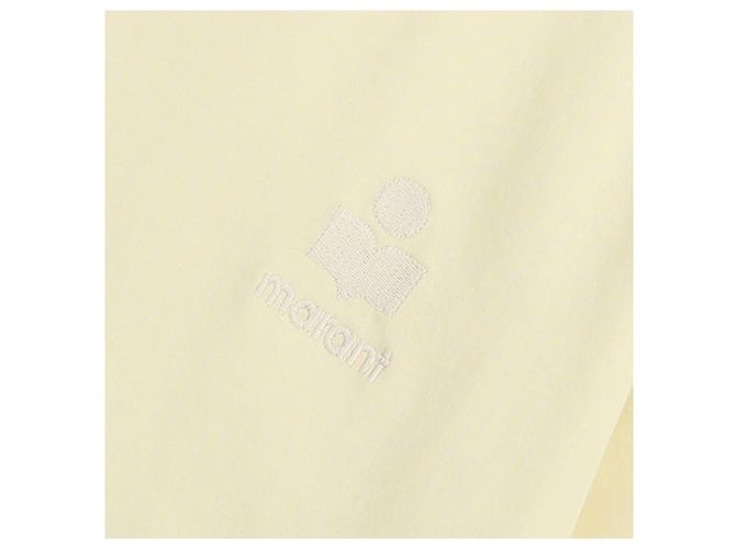 Isabel Marant T-Shirt mit kurzen Ärmeln und Logo Gelb - Ansicht 8