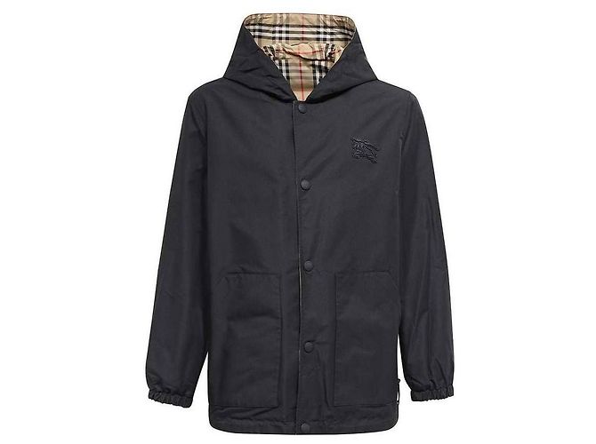 Burberry Wendbare Nylonjacke im Schachbrettmuster Mehrfarben - Ansicht 5