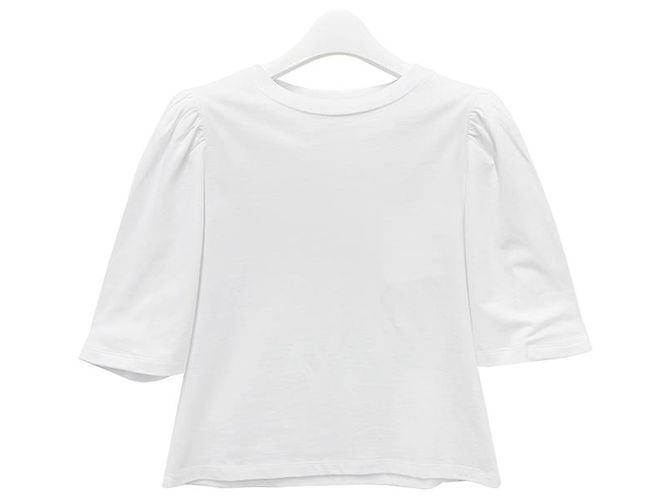 Isabel Marant T-Shirt mit kurzen Ärmeln aus Bio-Baumwolle Weiß - Ansicht 11