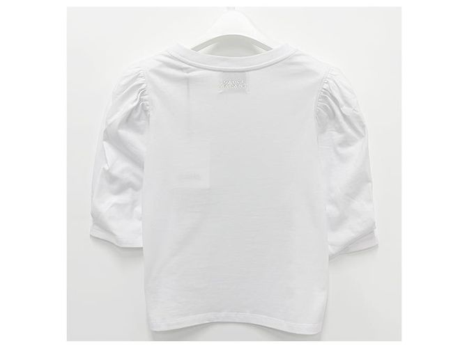 Isabel Marant T-Shirt mit kurzen Ärmeln aus Bio-Baumwolle Weiß - Ansicht 12