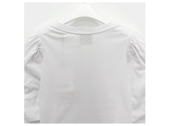 Isabel Marant T-Shirt mit kurzen Ärmeln aus Bio-Baumwolle Weiß - Ansicht 5
