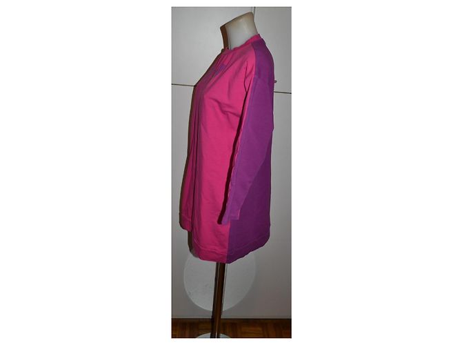 Sudadera Maxi Vestido Mini Emilio Pucci Rosa Violeta Algodón Morado oscuro - vista 3
