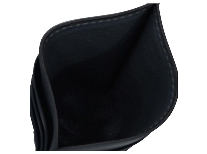 Bottega Veneta Portafoglio per carte Intrecciato Blu - vista 5