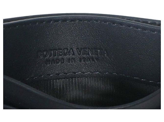 Bottega Veneta Portafoglio per carte Intrecciato Blu - vista 6