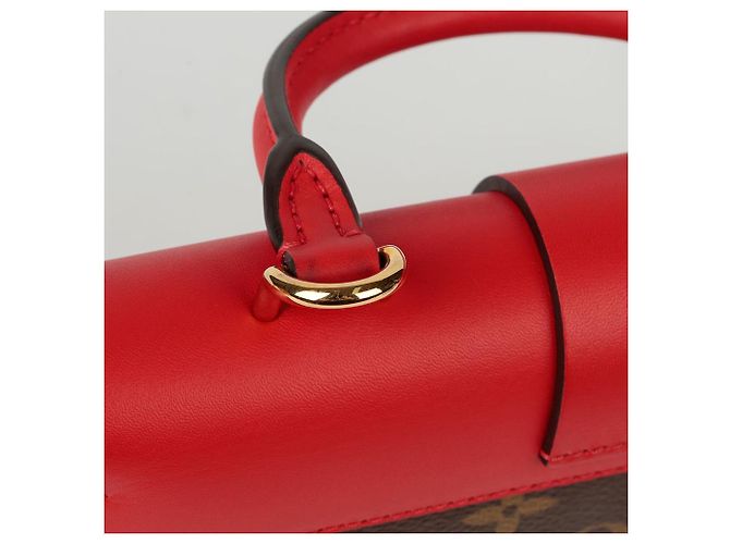 Louis Vuitton Borsa Tote e a Spalla Rocky BB Rosso - vista 7