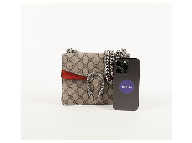 Gucci Borsa a spalla e crossbody mini Dionysus Marrone - vista 10