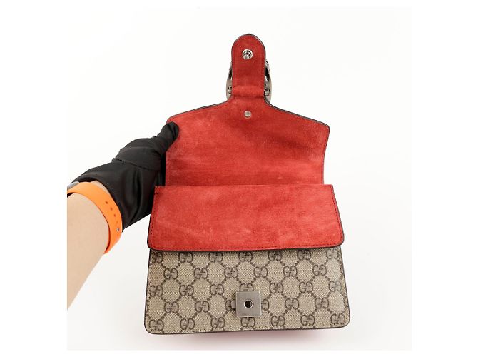 Gucci Borsa a spalla e crossbody mini Dionysus Marrone - vista 11